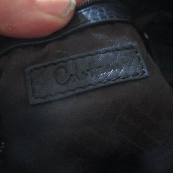 Cole Haan Pebbled Leather Two Handle Satchel classic black - Picture 5 of 9